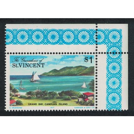 St. Vincent Gren Yachts Boats Grand Bay Corner 1977 MNH SG#109