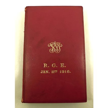 Antique Leather Bound Book Gentleman Of France S Weyman Gaskell Evans Family