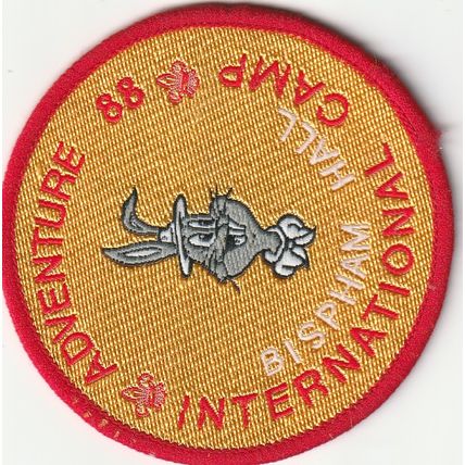 Scout Badge UK International Camp - Bisham Hall 1988 (J1)
