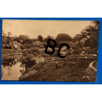 Postcard Riverside View Arley Worcestershire Nr Bewdley Kidderminster Highley