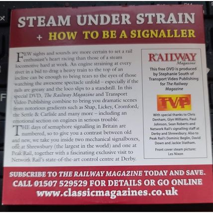 Steam Under Strain DVD Promo Railway Magazine How To Be A Signaller