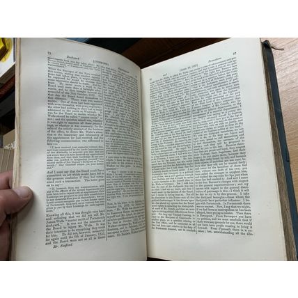RARE* 1853 "HANSARD'S PARLIAMENTARY DEBATES FOR THE YEAR 1852" 1.3kg BOOK (P7)
