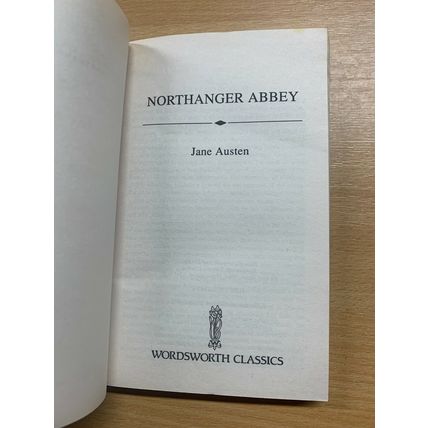 1993 JANE AUSTEN "NORTHANGER ABBEY" WORDSWORTH FICTION PAPERBACK BOOK (P2)