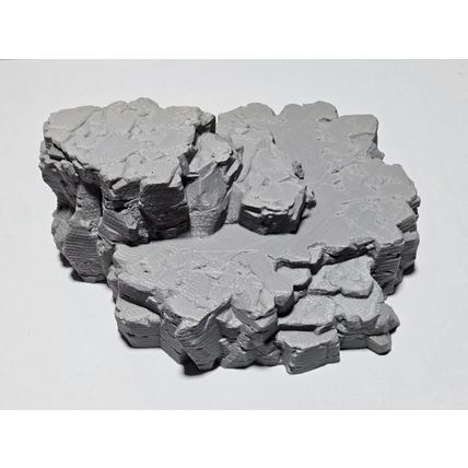 Rocky hilltop rocky outcrop Terrain/Wargame Tabletop Terrain Rocks and Scenery