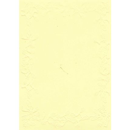 5"x7" Embossed Card. 10 Sheets. Mistletoe (28). Cardmaking Scrapbooking Crafts