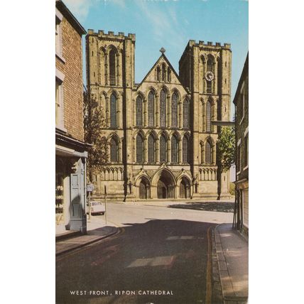 Postcards Ripon Cathedral, Yorkshire. Job lot