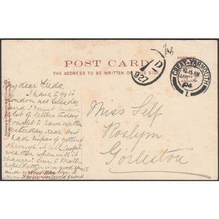 I Assure You I Am Exceedingly Sorry, 1904 - Stewart & Woolf Write On Postcard