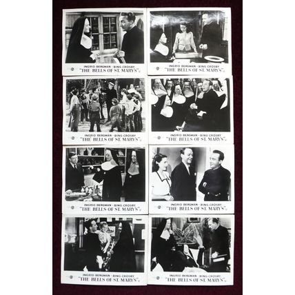 BELLS OF ST. MARY'S, The (1945) 8 UK FOH / Lobby cards **Ingrid Bergman****