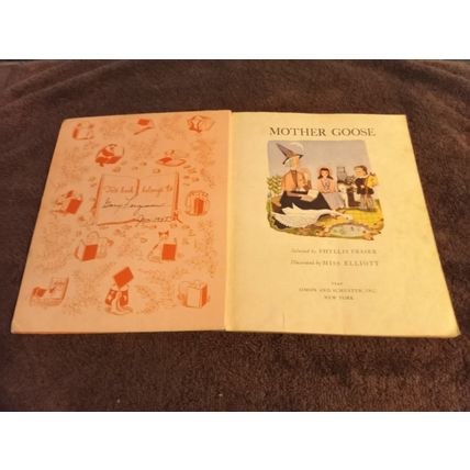 Little Golden Book Mother Goose This Edition Second Printing 24 Page Book 1944