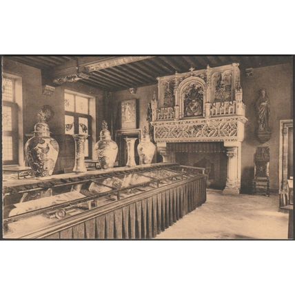Grande Salle, Hôtel Gruuthuse, Bruges, c.1920s - Brusselle CPA