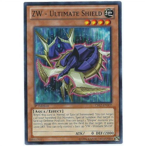 YuGiOh Cosmo Blazer - CBLZ-EN007 - ZW - Ultimate Shield - 1st Edition