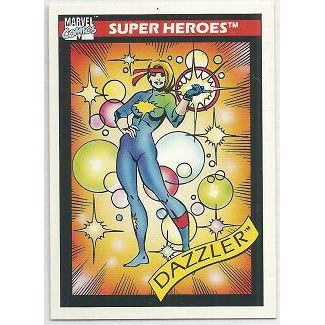 MARVEL UNIVERSE SERIES 1 card # 13 DAZZLER ( 1990 )