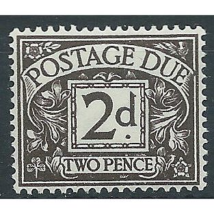 1955 D49 2d Agate Postage Due Unmounted Mint