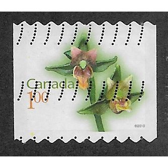 CAN 2010 $1.00 (S/A) 'FLOWERS ( 4TH SERIES)' FINE USED (EBID63-792)