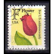 Used 2517 29c F Flower Fine W1130