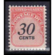 J98 30c Postage Due Just Clears MNH KA0762