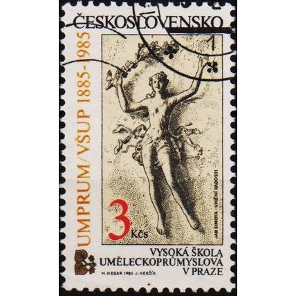 Czechoslovakia. 1985 3k S.G.2768 Used