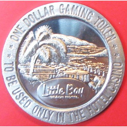 Little Bay. $1 Casino Token. St Maarten, N.A. 1966. J28.