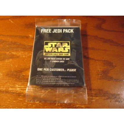 1996 Star Wars, FREE JEDI PACK, Sealed Promo Pack, 11-Cards