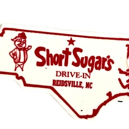 Short Sugar's Drive-In Advertising Keychain Charm Fob Bag Luggage