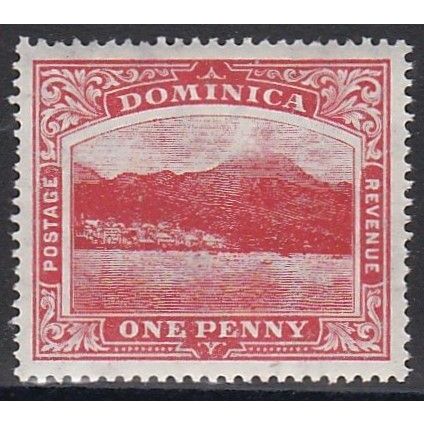 Dominica 1908 1d Carmine/Red SG 48 U/Mint