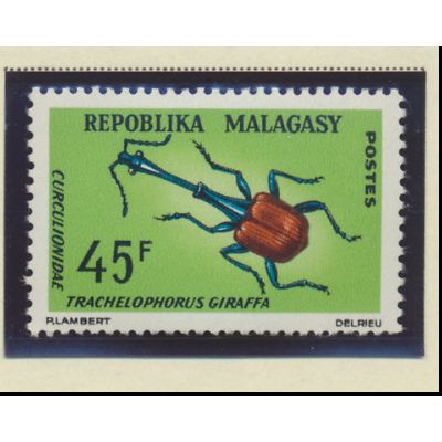 Malagasy Republic (Madagascar) Stamp Scott #384, Mint Hinged