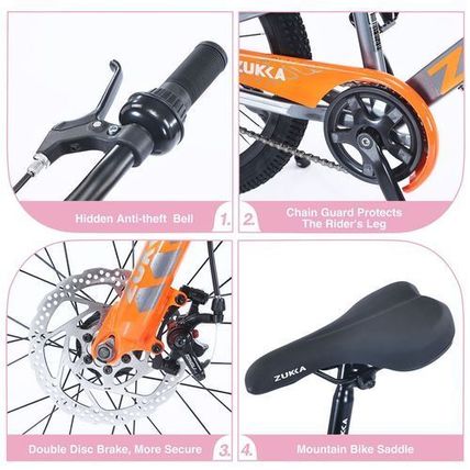 20-Inch Kids Mountain Bike – Single Speed MTB for Boys & Girls (Ages 7-10) |