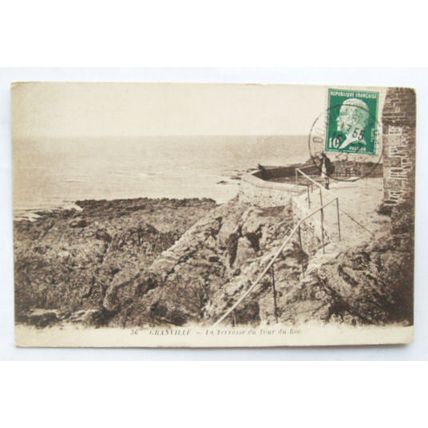 1923 postcard Granville, France