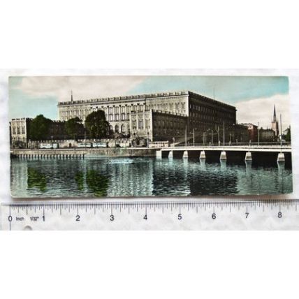 1960 Panorama postcard Royal Palace, Stockholm