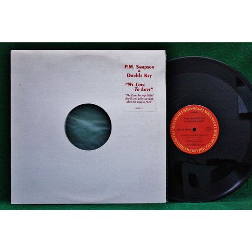 P.M. Sampson & Double Key - We Love To Love - 12” Single - 12CDN 554 - NM