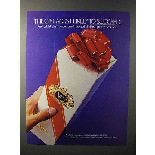 1981 Seagram's V.O. Canadian Whisky Ad - Succeed