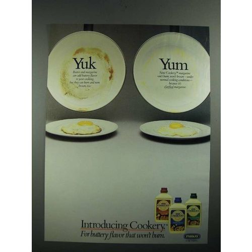 1987 Parkay Cookery Ad - Yuk Yum