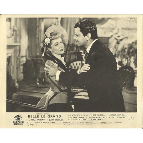 BELLE LE GRAND John Carroll, Vera Ralston F-O-H Stills (3)
