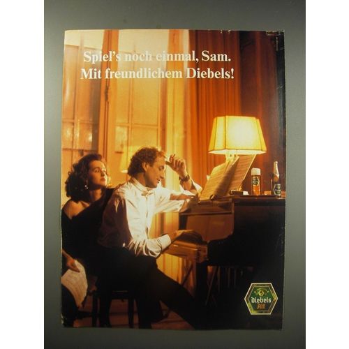 1990 Diebels Beer Ad (in German) - Spiel's noch einmal, Sam