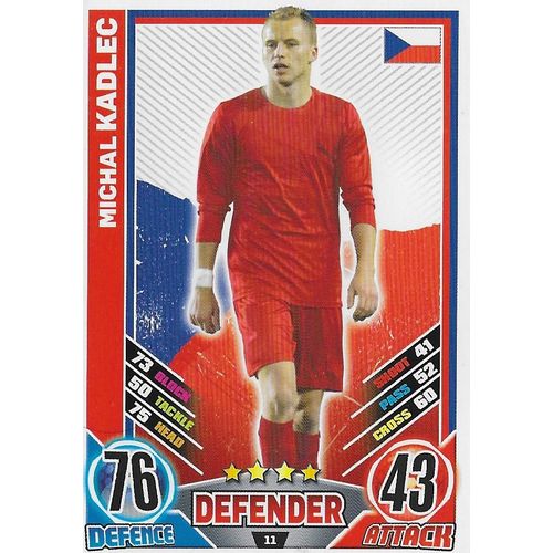 Match Attax - Euro 2012: Czech Republic - Defender, Kadlec (Michal)