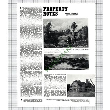 9435) The Gallops Albourne Sussex - 1968 Cutting