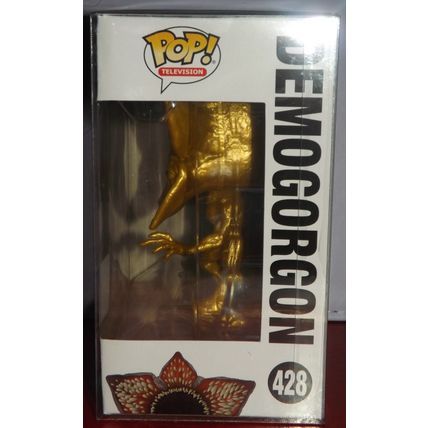 Stranger Things: Demogorgan Gold SDCC Ltd Ed Pop #428 exc condition & protector