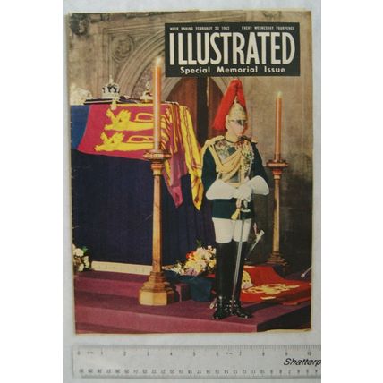 1952 Illustrated, 23rd February, King George VI Special Memorial Issue