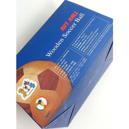 2002 Fifa World Cup Korea Japan Decorative Wooden Soccer Ball Football - NIB