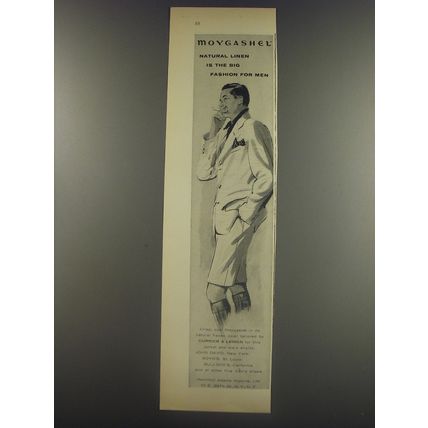 1956 Moygashel Currick & Leiken Jacket and Walk Shorts Advertisement