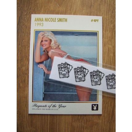 Playboy January Single Chase Card PMOY Anna Nicole Smith #4PY
