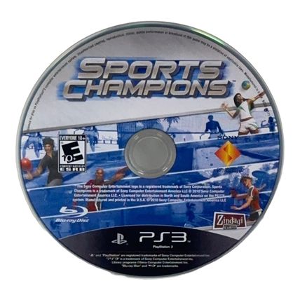 Sports Champions (Sony PlayStation 3 PS3, 2010) Complete with Case and Manual