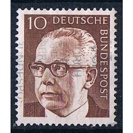 Germany 1970 SG1536 ge97 President Heinemann 10pf Used Stamp