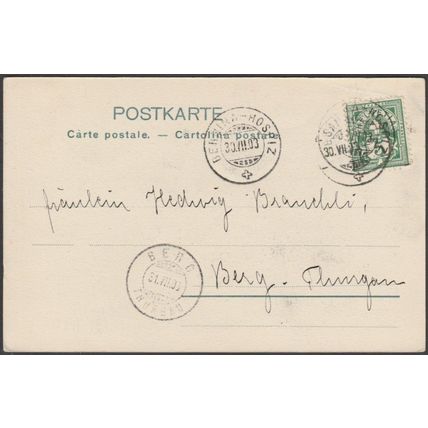 Bernina-Hospiz, 1903 - Gabler AK