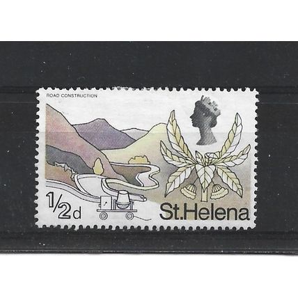 St Helena.SG226 1/2d Blue Gum Ecualyptus & Road Construction.Mounted Mint.May24a