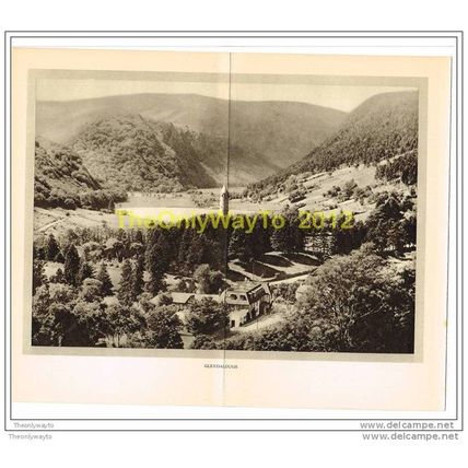 GLENDALOUGH, Book Illustration, 1930