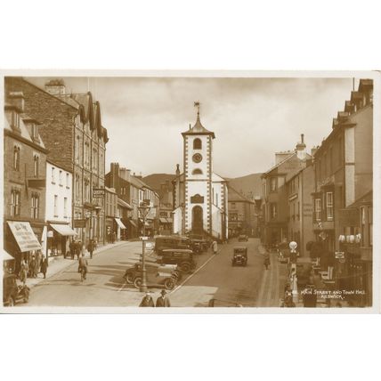 PC18020 Main Street and Town Hall. Keswick. Abraham. 1940