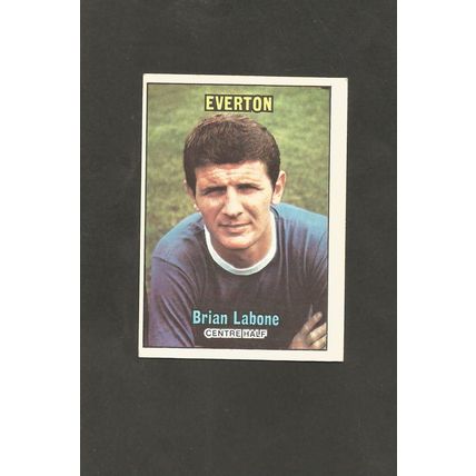 A&BC Orange Back Football 1970-71 #50 Brian Labone Everton