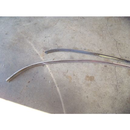 1965 DODGE CORONET 2D TWO DOOR FRONT WINDOW TRIM OEM 2 PCS PLYMOUTH BELVEDERE