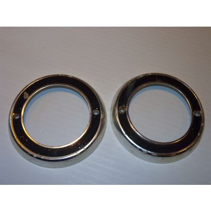 1963 64 65 66 Plymouth Courtesy Light Bezels OEM Belvedere Satellite Sport Fury